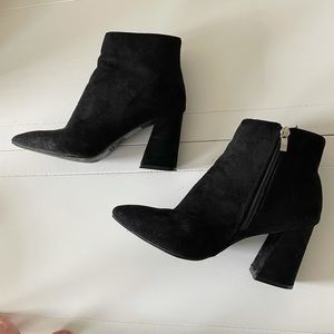 Forever 21 Black Suede Booties